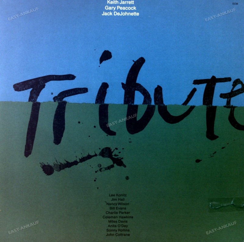 Keith Jarrett Trio – Tribute 2LP (VG+/VG) .*