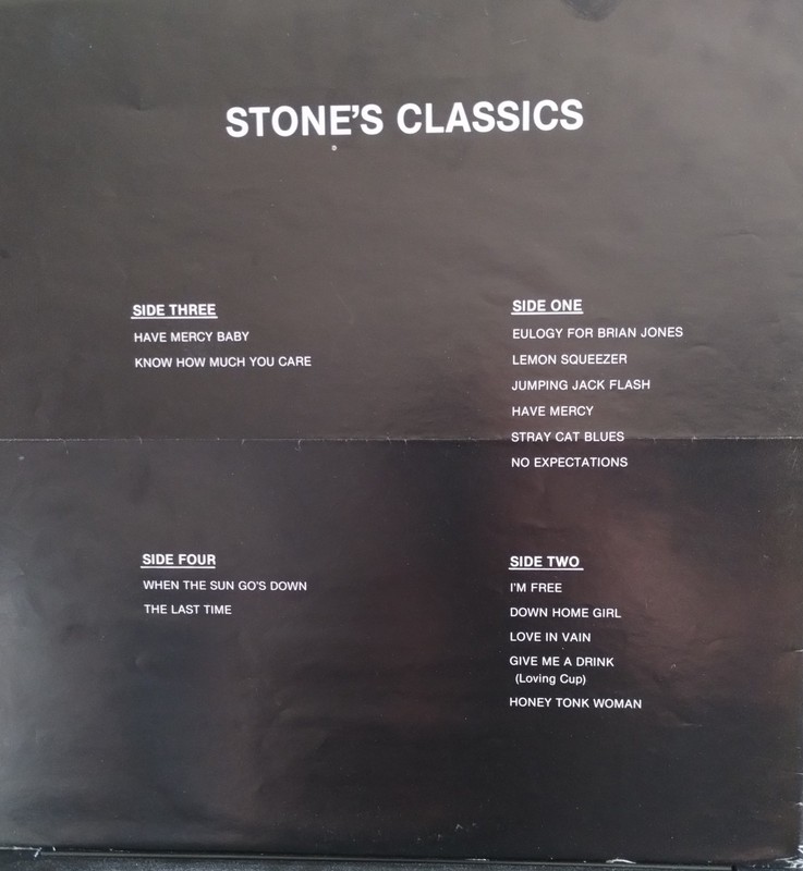 Vintage ROLLING STONES LIVE 1969 Hyde Park Concert Double LP Clean Vinyl Record