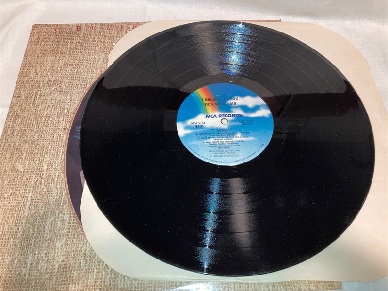 Don Williams I Believe in You Vinyl Record MCA-5133 1989 gallery