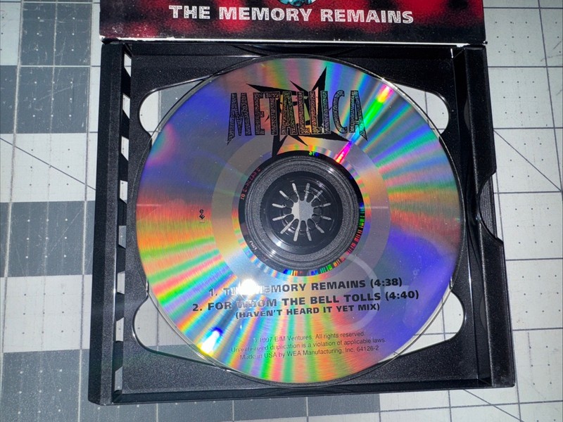Metallica The Memory Remains CD Single 2 Track 1997 Slipcase gallery