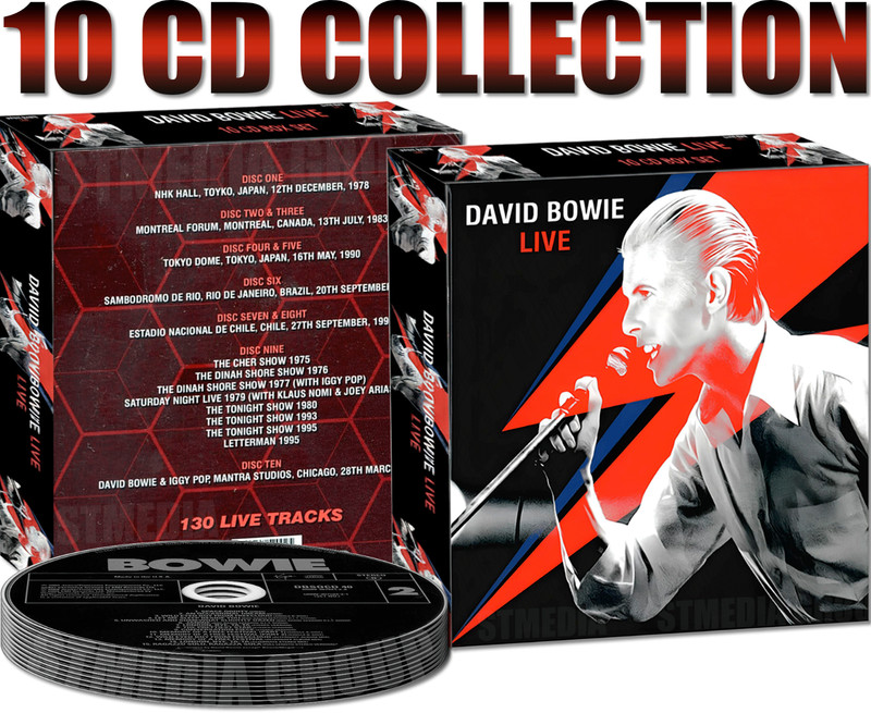 David Bowie – Live 10 CD Box Set – NEW (Limited Edition)
