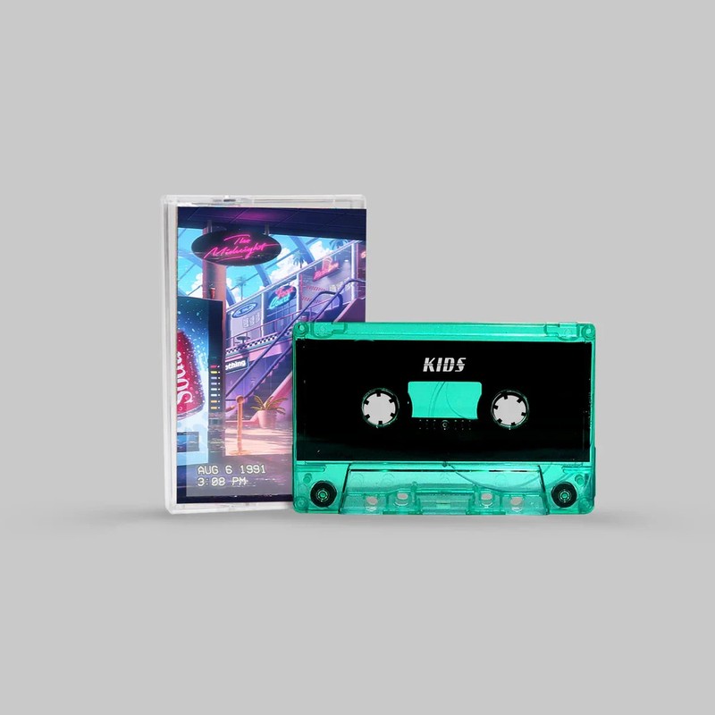 Kids – The Midnight Seafoam Green Cassette, *New & Sealed, Synthwave ’80s