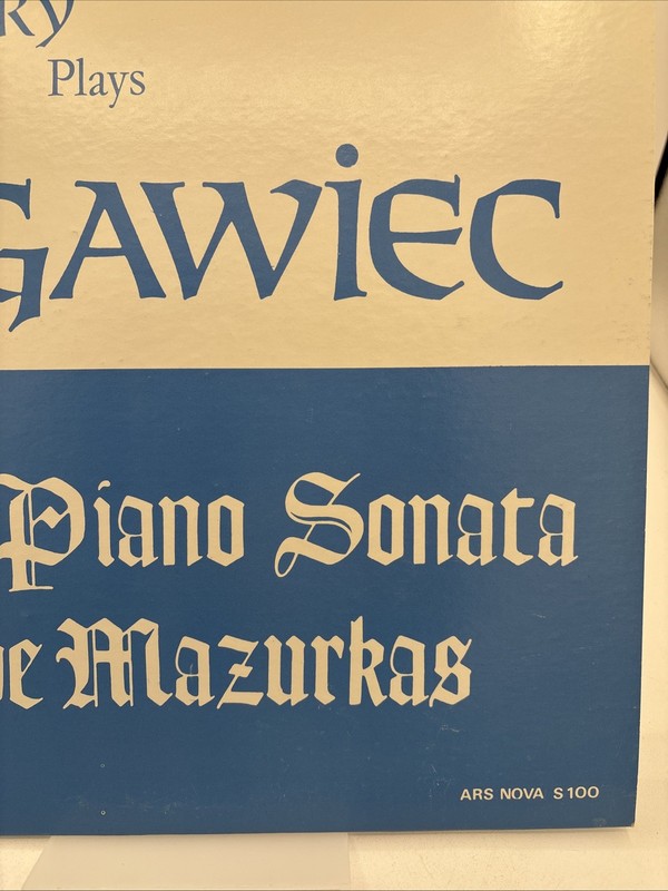 IAN SHAPINSKY PLAYS LEGAWIEC First Piano Sonata Five Mazurkas Vinyl LP NM gallery