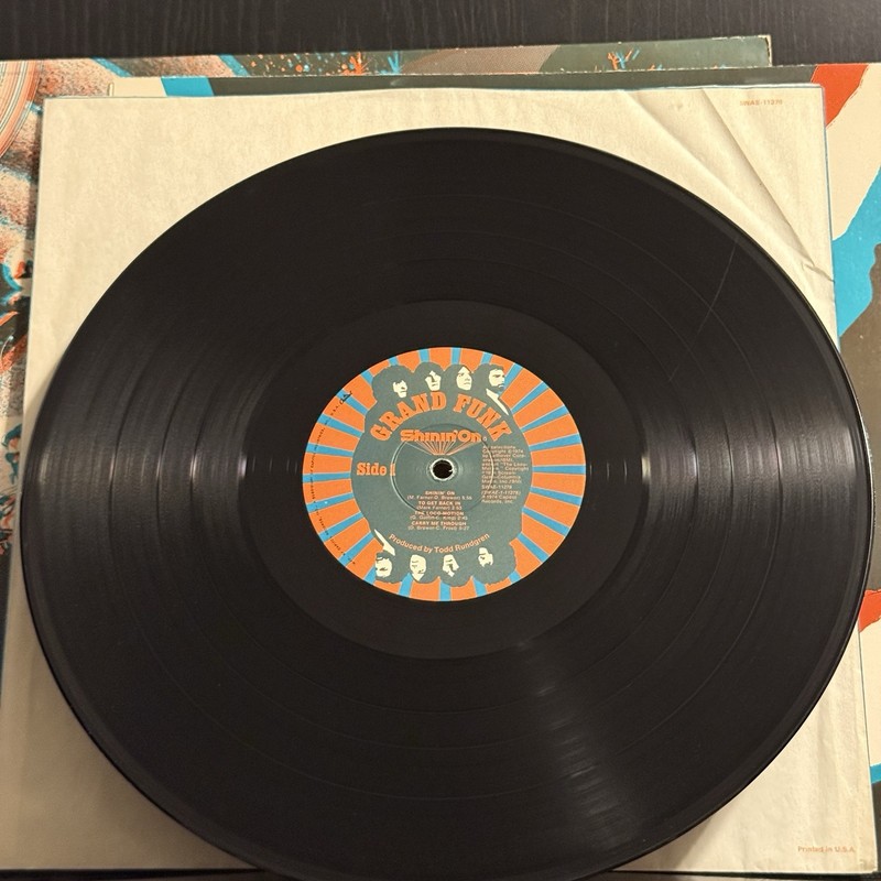 GRAND FUNK Shinin’ On 1974 Capitol 1st Press STERLING LH SWAE11278 3D Glasses EX gallery