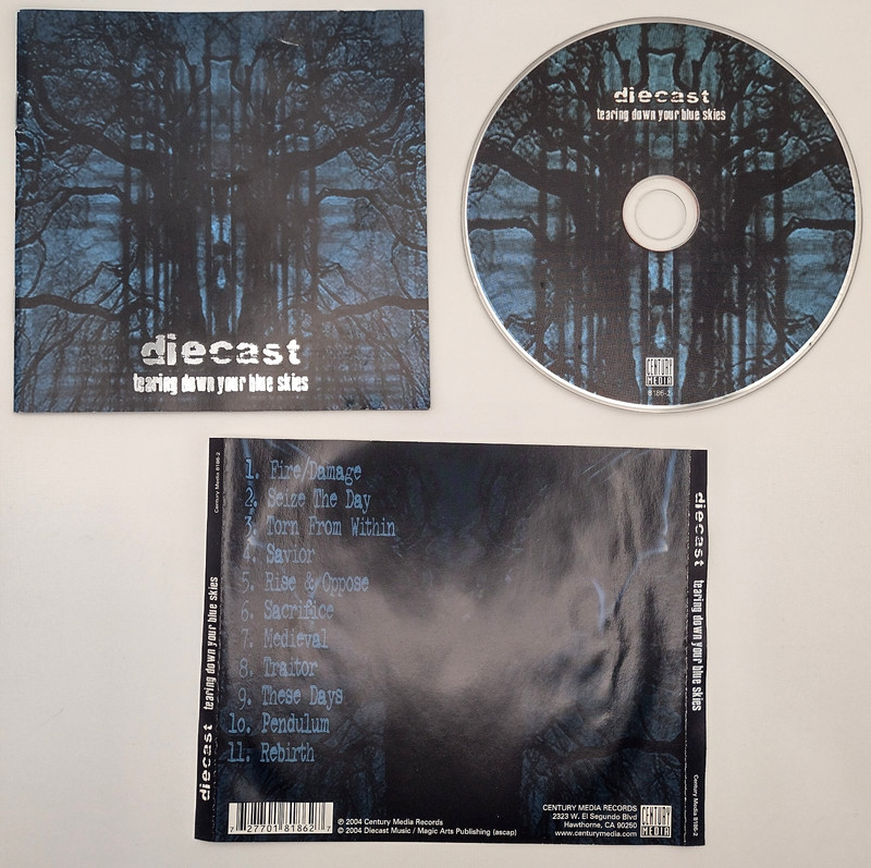 Tearing Down Your Blue Skies – Diecast (CD, 2004) No Jewel Case