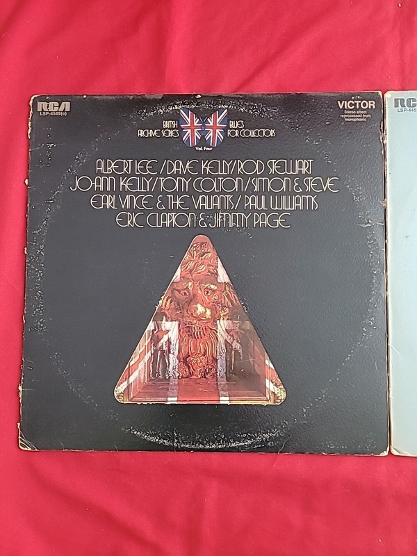 British Blues Archive Series Vol. Two 2 And Vol. Four 4 LP Vinyl Record Albums