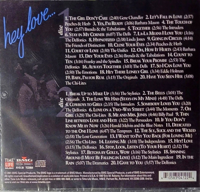 Hey Love... The Classic Sounds of Sexy Soul - NEW Double CD 40 Rare Oldie Jams gallery