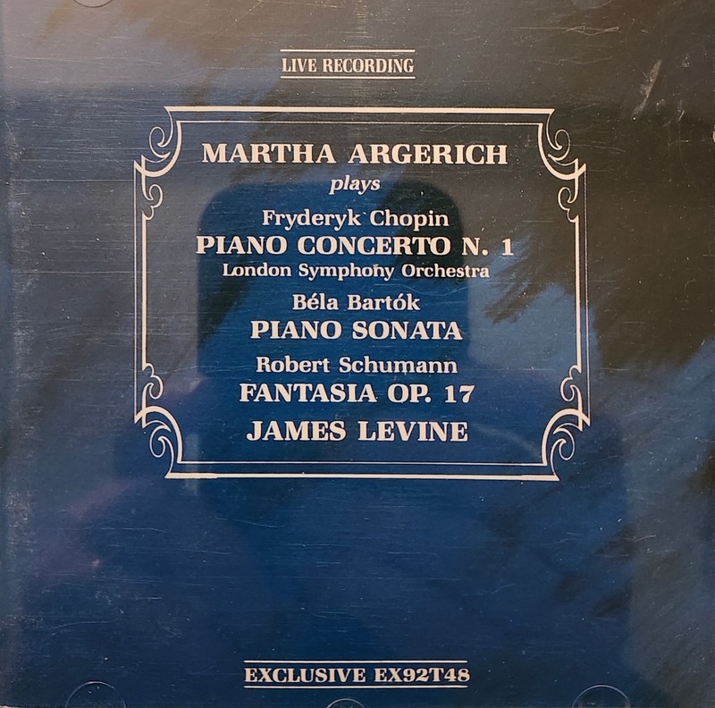 Martha Argerich Plays Chopin/Bartok/Schumann CD Levine LSO cc