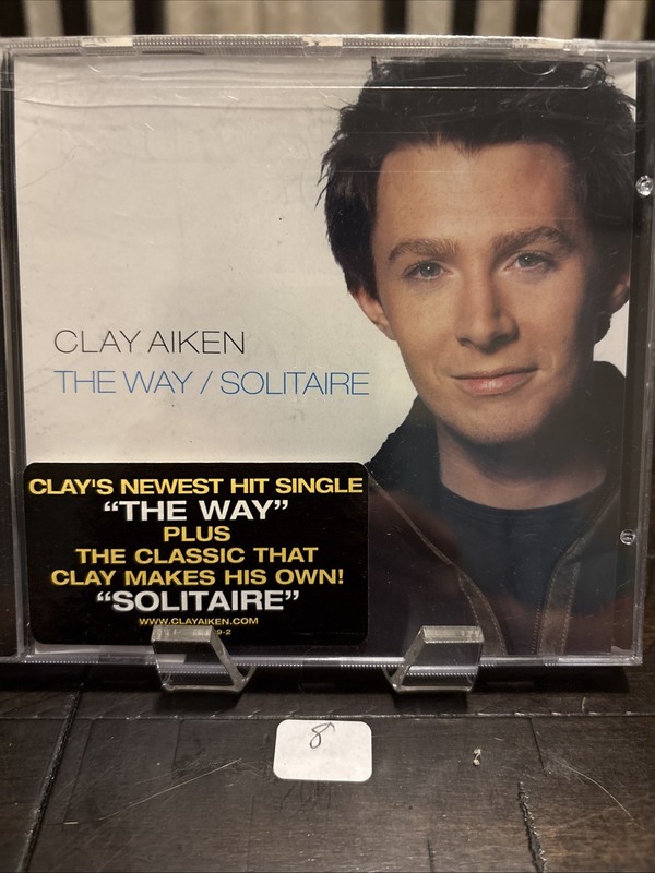 Clay Aiken The Way/Solitaire Single CD 2004 RCA Brand New. 8