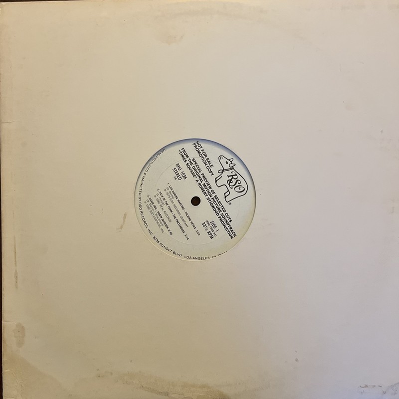 Selected Cuts From Times Square Square Soundtrack Vinyl Promo Taking Heads 1980