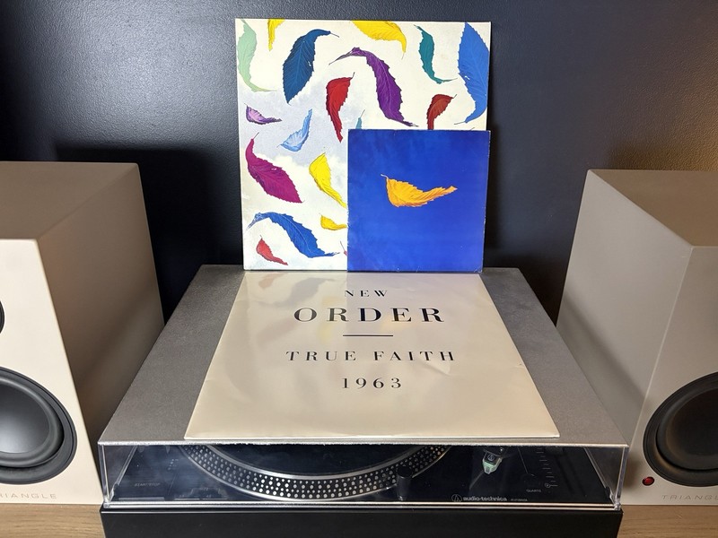 New Order True Faith Remix UK 1987 12” Vinyl Record VG+/VG & 7” VG/VG