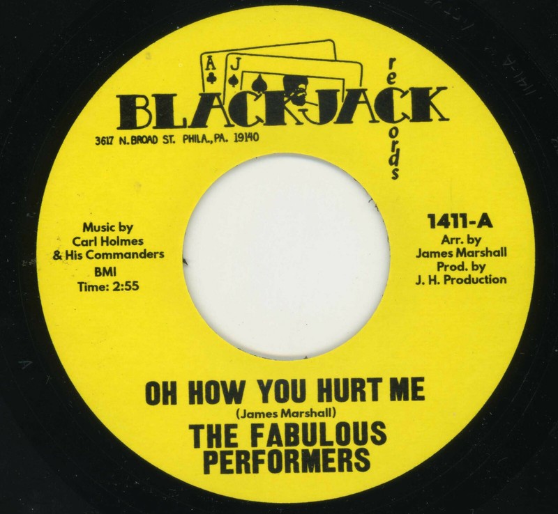 Fabulous Performers-Oh How You Hurt Me / There She Goes-Philly Soul-vinyl 45