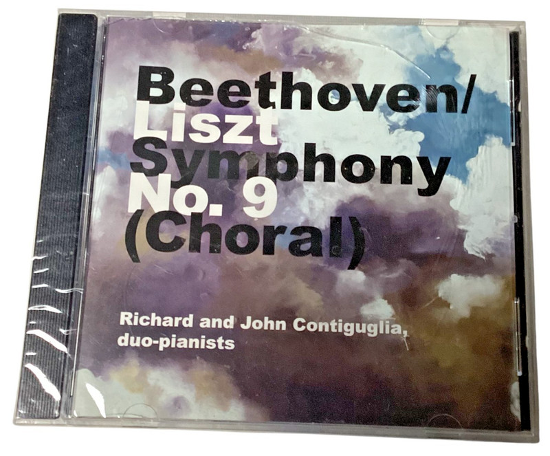 Beethoven/Liszt Symphony No. 9, by R. & J. Contiguglia, CD 2005, 4 Songs 71 Min.
