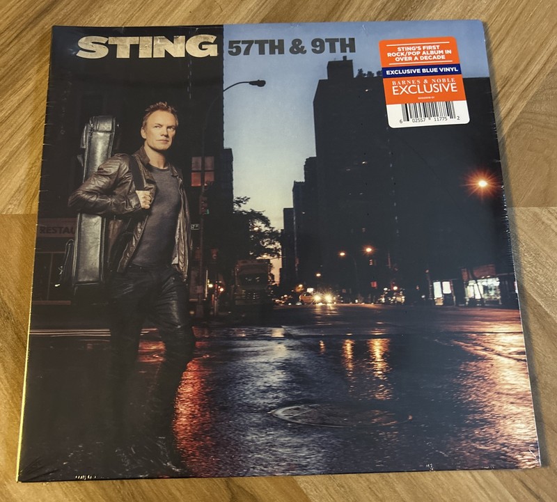 Sting – 57th & 9th LP Record Barnes & Noble Exclusive Blue Vinyl Gatefold Sealed