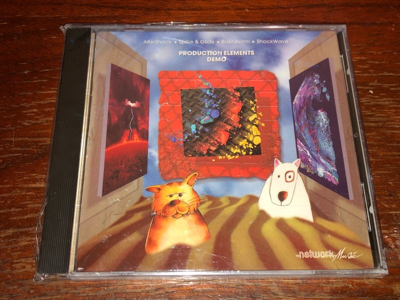 Production Elements Demo CD – 1998 – Network Music – New – Torn Plastic Crack Cs