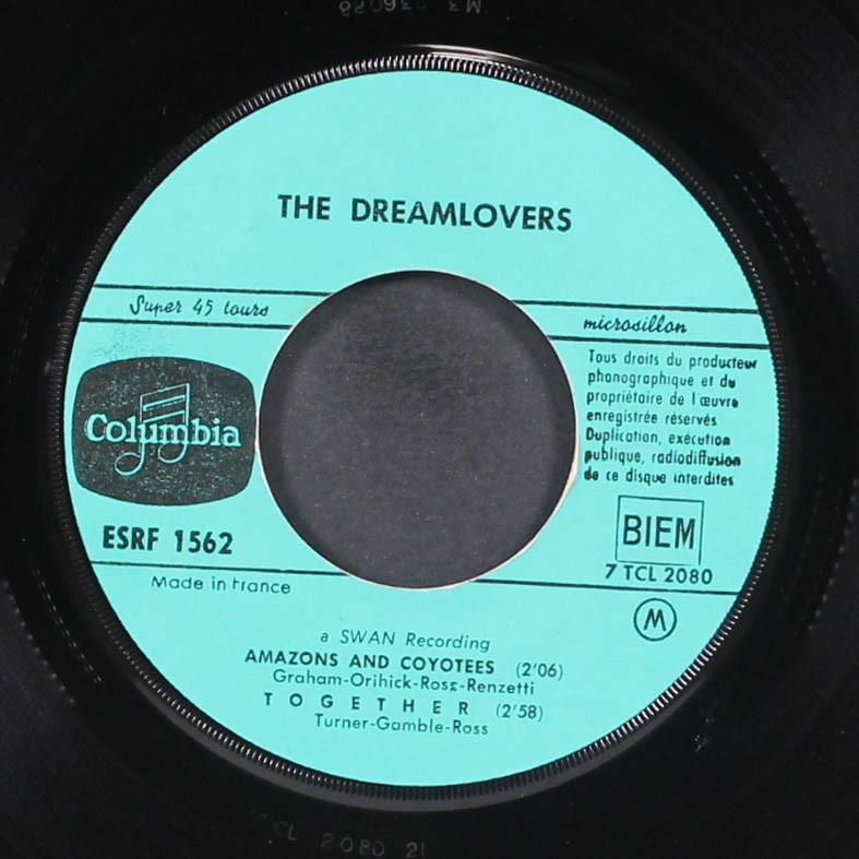 COBRAS / DREAMLOVERS: la la COLUMBIA 7" EP 45 RPM France gallery