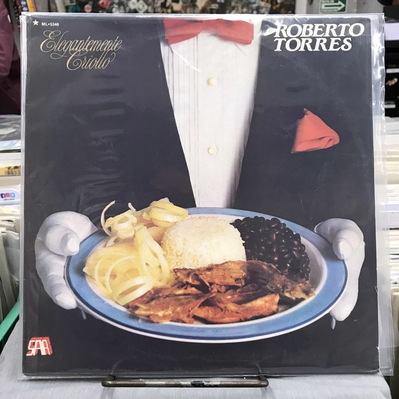 ROBERTO TORRES -ELEGANTEMENTE CRIOLLO- 1986 MEXICAN LP CUBAN SON