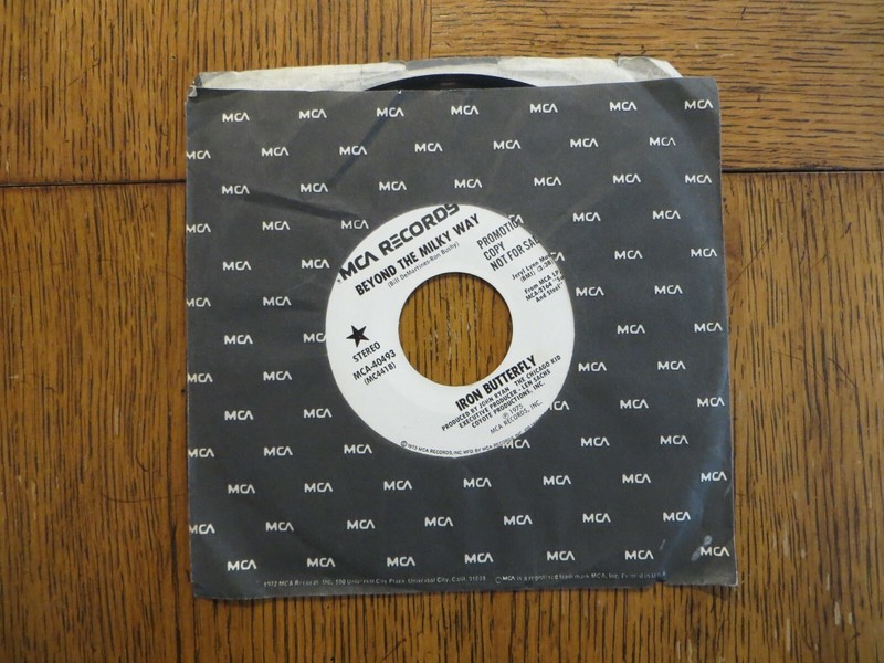 Iron Butterfly – Beyond The Milky Way – 1975 – MCA-40493 7″ Single VG+