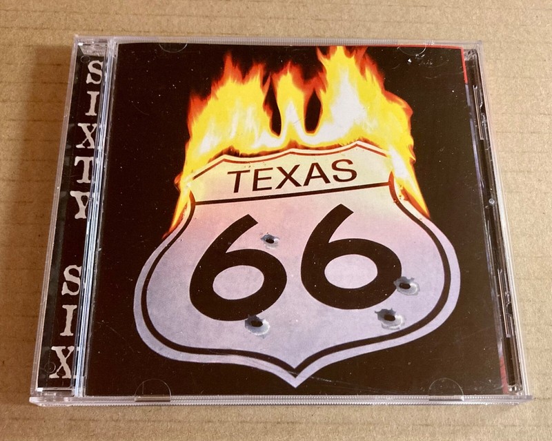 Rare CD – 66 Sixty Six – 1995 Self-Titled Album 15 Songs Dallas Texas Hard Rock