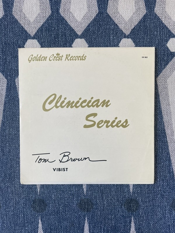 GOLDEN CREST CLINICIAN SERIES LP VINYL RECORD Tom Brown – Vibist 2xLP Photo
