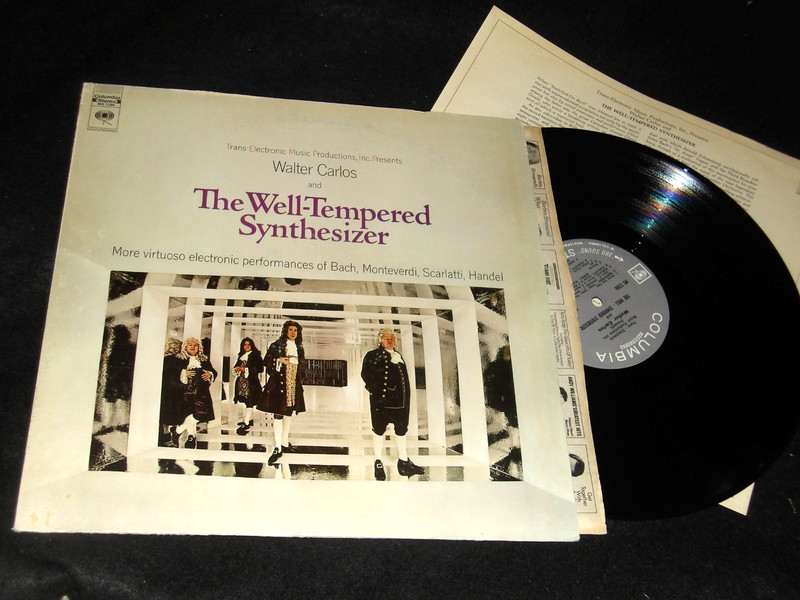 The Well-Tempered SYNTHESIZER WALTER CARLOS MOOG Columbia Electronica LP Classic