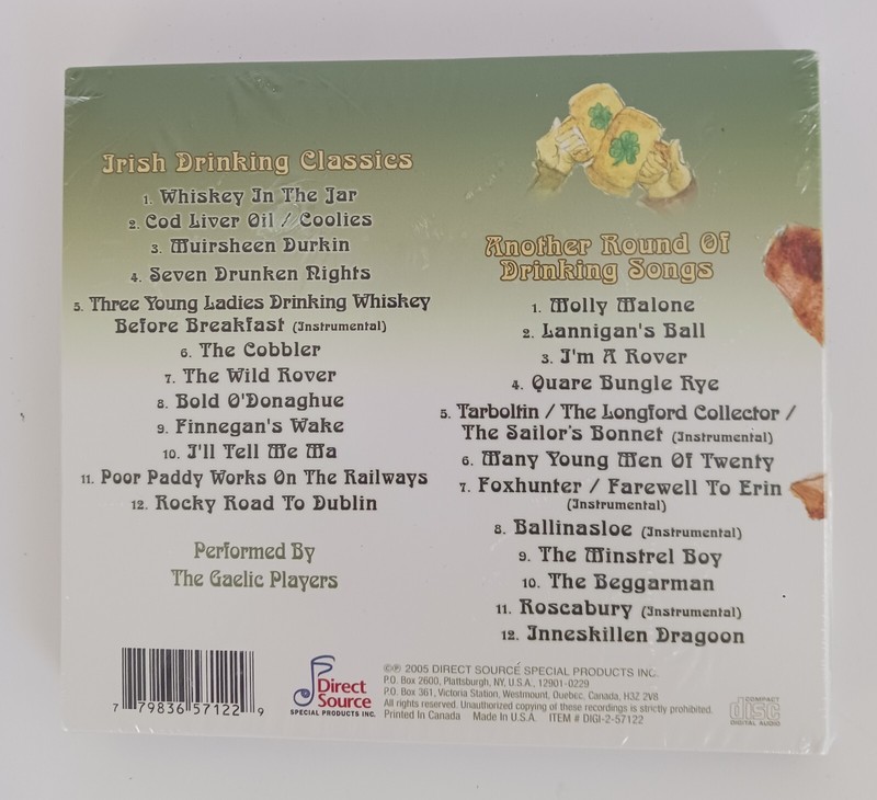The Greatest Irish Drinking Songs (2 CD's 2005 Direct Source) Whiskey in the Jar gallery