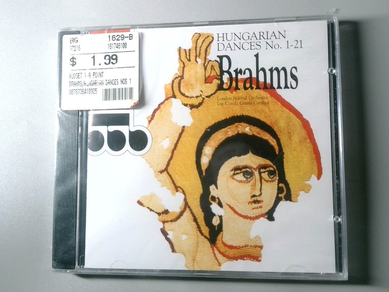 Brahms – Hungarian Dances Nos. 1-21 CD 56min Classical Point Classics
