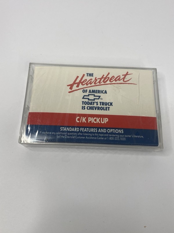 Chevrolet Chevy C/K Pickup Heartbeat of America Promo Cassette Tape Sealed Read