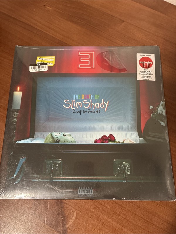 Eminem The Death Of Slim Shady Coup De Grace Blue & Ruby Colored Vinyl 2XLP
