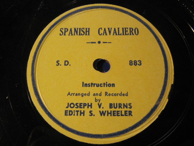 Walter Finger Calls His Hired Hands BURNS Wheeler SQUARE DANCE Spanish Cavaliero