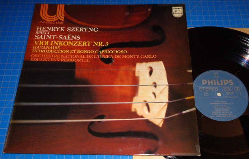 Henryk Szeryng/Van Remoortel SAINT-SAENS Violin Concerto No.3 Philips 6580 016