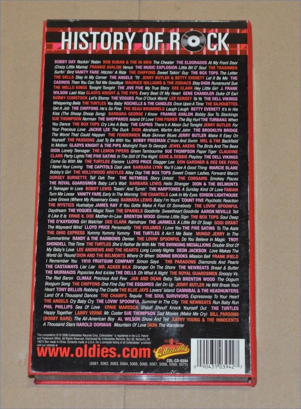 History of Rock: 2 Decades of Chart-Topping Hits 1953 To 1973 CD Set gallery