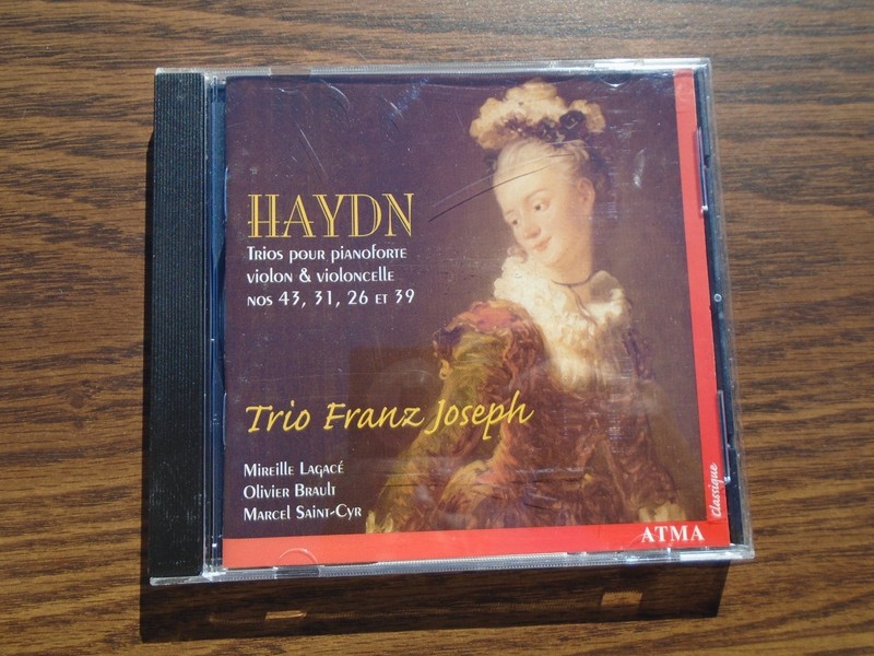 TRIO FRANZ JOSEPH HAYDN: TRIOS POUR PIANOFORTE, VIOLON & VIOLONCELLE NOS. 43, 31