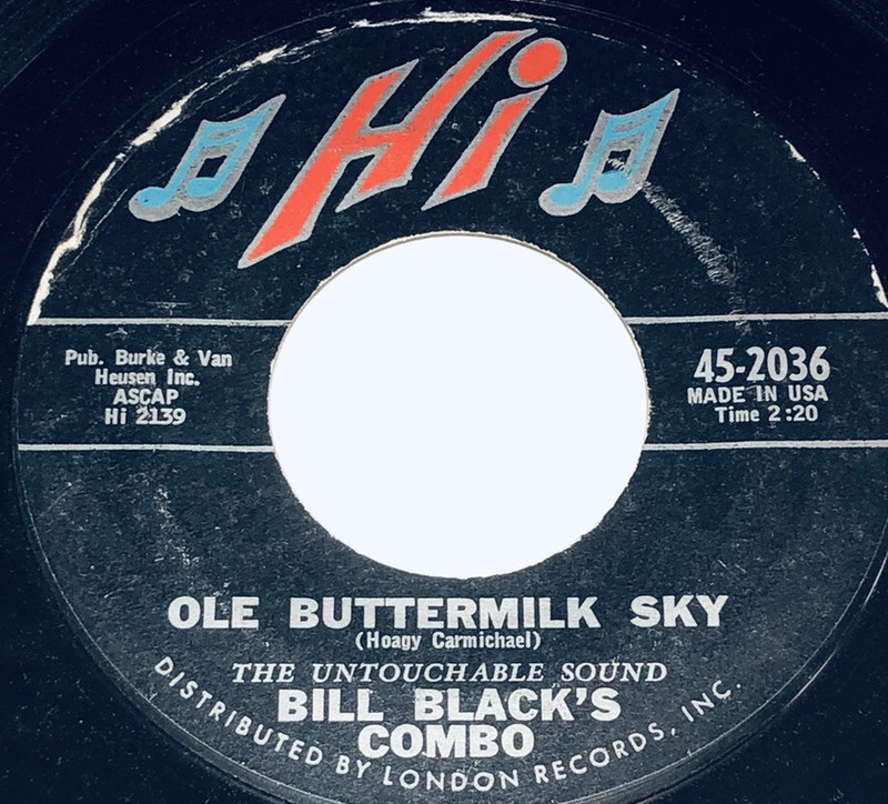 Bill Black Combo Ole Buttermilk Sky : Yogi Rock Music 45 Rpm 231A5