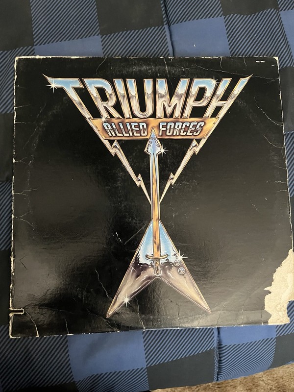 Triumph -Allied Forces -1981 RCA- Vinyl LP Album- Tested