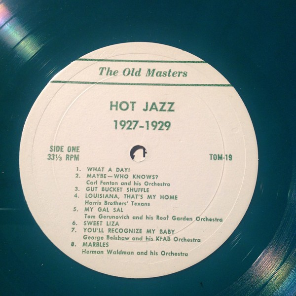 Various - Hot Jazz 1927-1929 0 LP, Comp, Ltd, Gre The Old Masters TOM-19 Near Mi gallery