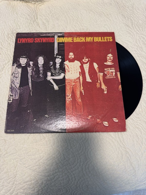 Lynyrd Skynyrd ‘ Gimme Back My Bullets ‘ Vinyl LP Album US 1980 REISSUE VG+/VG+
