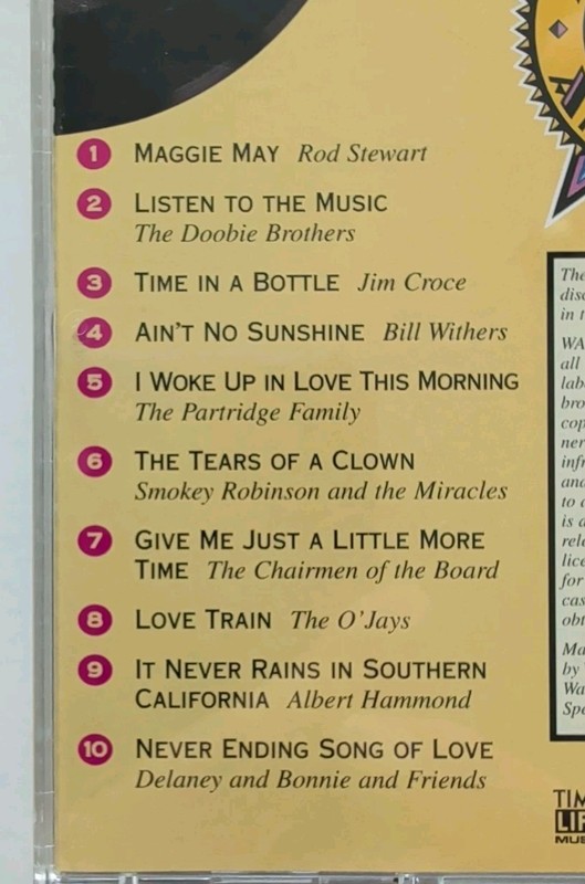 Time Life Music AM Gold Early 70's - 22 Classic Seventies Hits CD - Brand New gallery