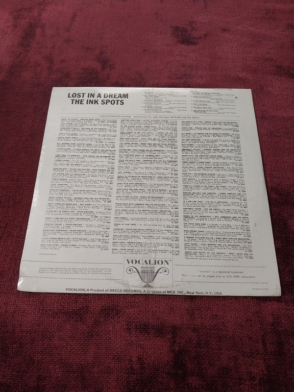 The Ink Spots, "Lost In A Dream". Vinyl LP. 1965. Factory Sealed! gallery