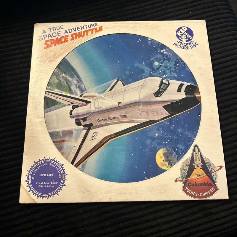 Unknown Artist – A True Space Adventure: Space Shuttle (LP, Ltd, Pic) NM or M- –