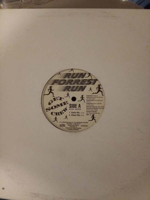 Get Some Crew Run Forrest Run SINGLE Vinyl Record Album 12″