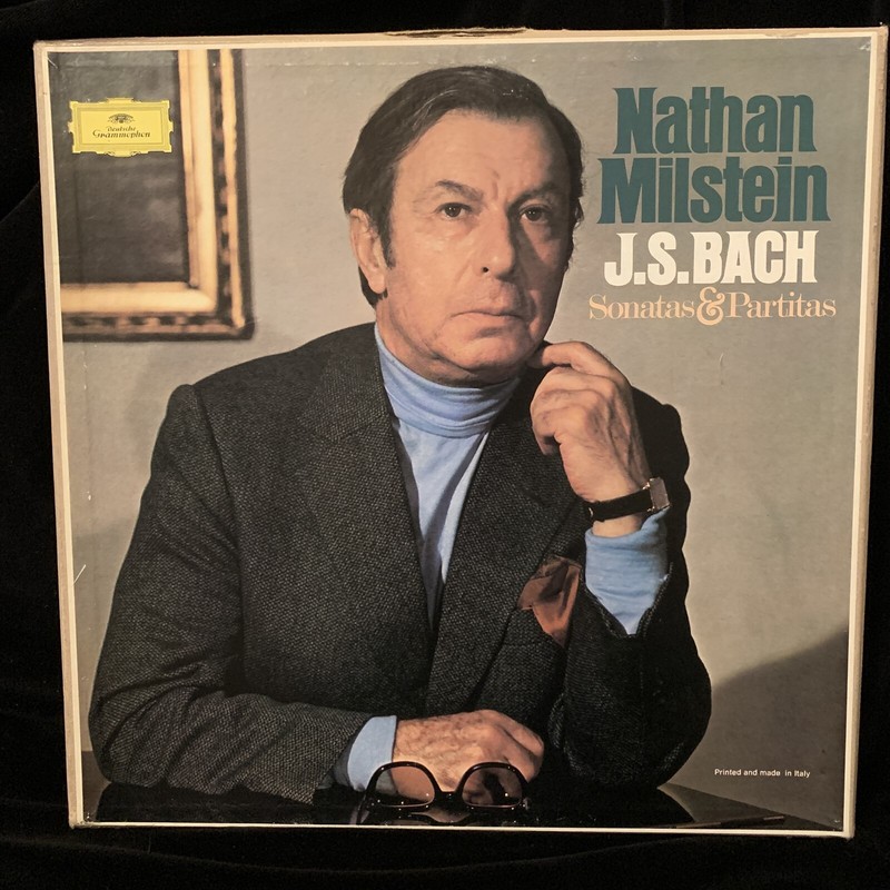 NATHAN MILSTEIN violin – BACH Sonatas & Partitas Solo Violin – DG ST 3LP BOX.