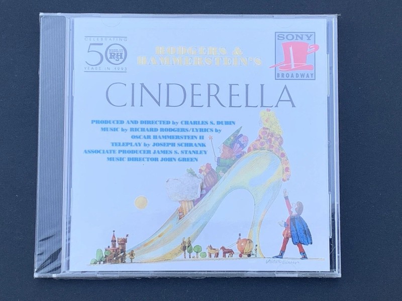 SEALED Cinderella Rodgers & Hammerstein cd 1993 1965 cbs rogers pidgeon warren
