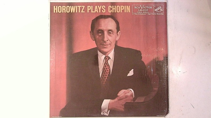 Horowitz – Horowitz Plays Chopin LP Record 1957 RCA Victor Classical 33 RPM