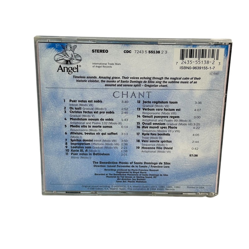 Chant The Benedictine Monks of Santo Domingo De Silos CD 1994 gallery