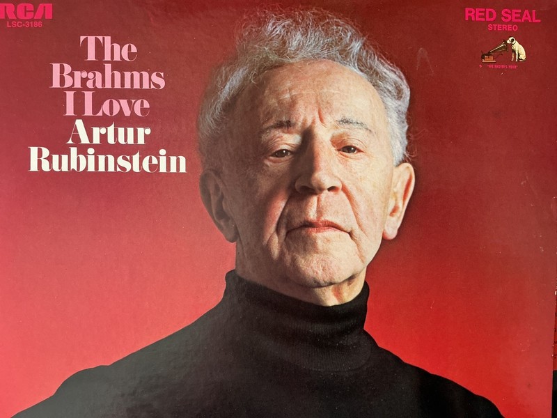 ARTHUR RUBINSTEIN The BRAHMS I Love 1971 MINT LP RCA Red Seal+bonus CD TESTED