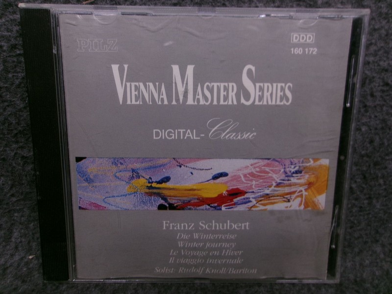 Pilz Vienna Master Series Franz Schubert Die Winterreise CD Rudolf Knoll Bariton