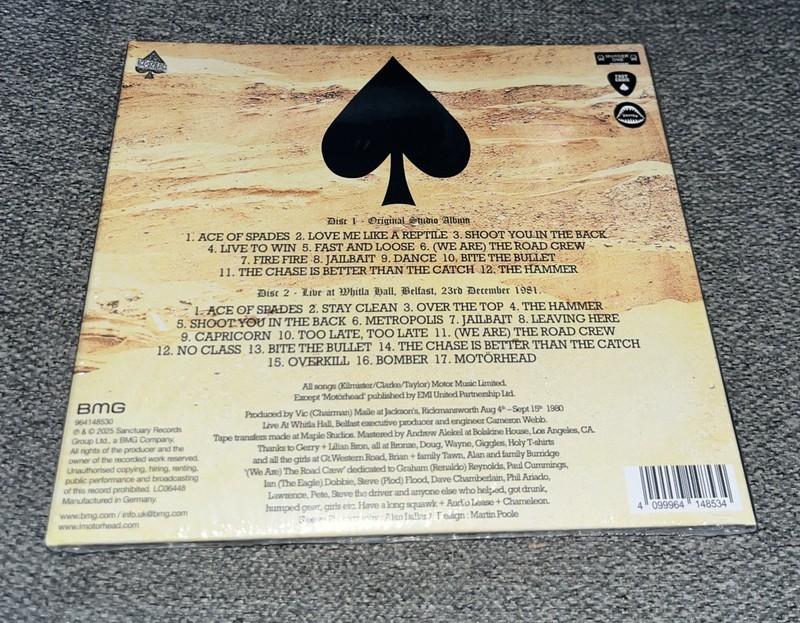 Ace of Spades (Deluxe Edition) by Motorhead (New CD)⭐️Buy Any 3 Get 1 Free⭐️ gallery