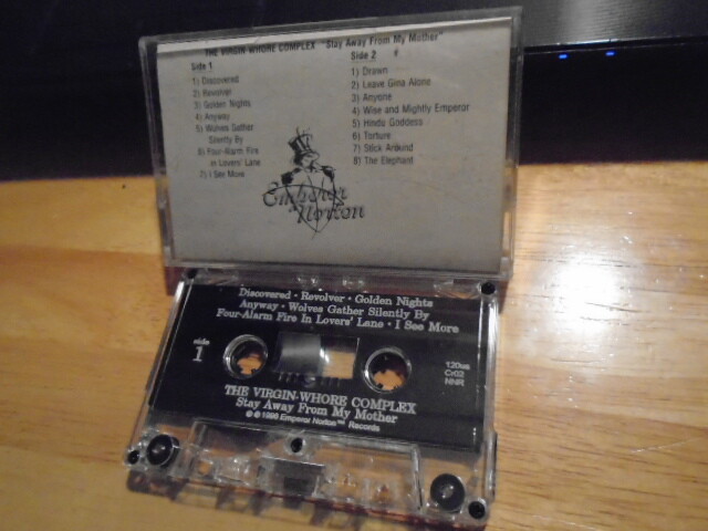 RARE PROMO Virgin-Whore Complex CASSETTE TAPE Stay Away From My Mother 1996 rock