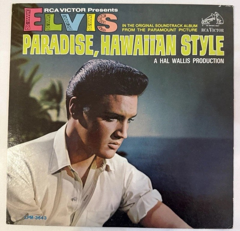 Elvis Presley Paradise, Hawaiian Style RCA Victor LPM-3643 Vinyl LP 12″ Mono